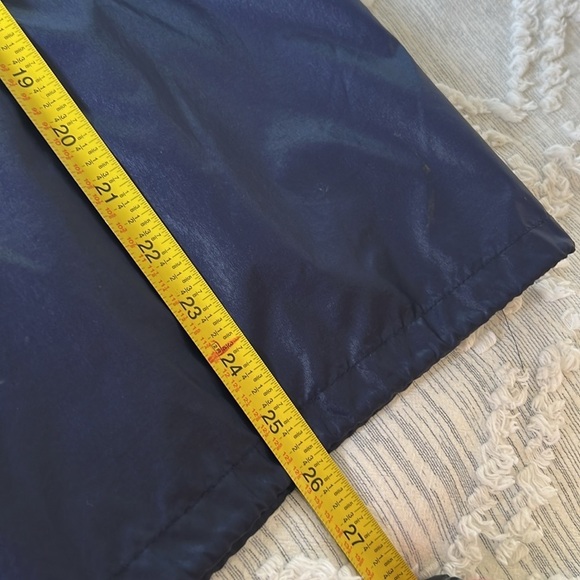 Vintage IZOD LACOSTE Anorak Jacket Hooded Half-Zip Windbreaker in Navy| Men's S - Picture 9 of 9